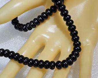 unique properties Metaphysical Shungite Beads, 8mm Roundel