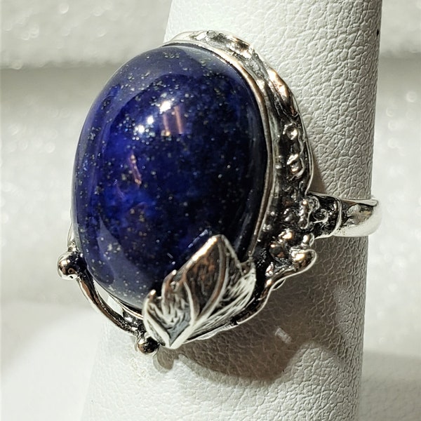 Pierre Lapis Lazuli D'Afghanistan - 64,40 Carats, Ovale, Couleur Bleu Intense, Naturelle