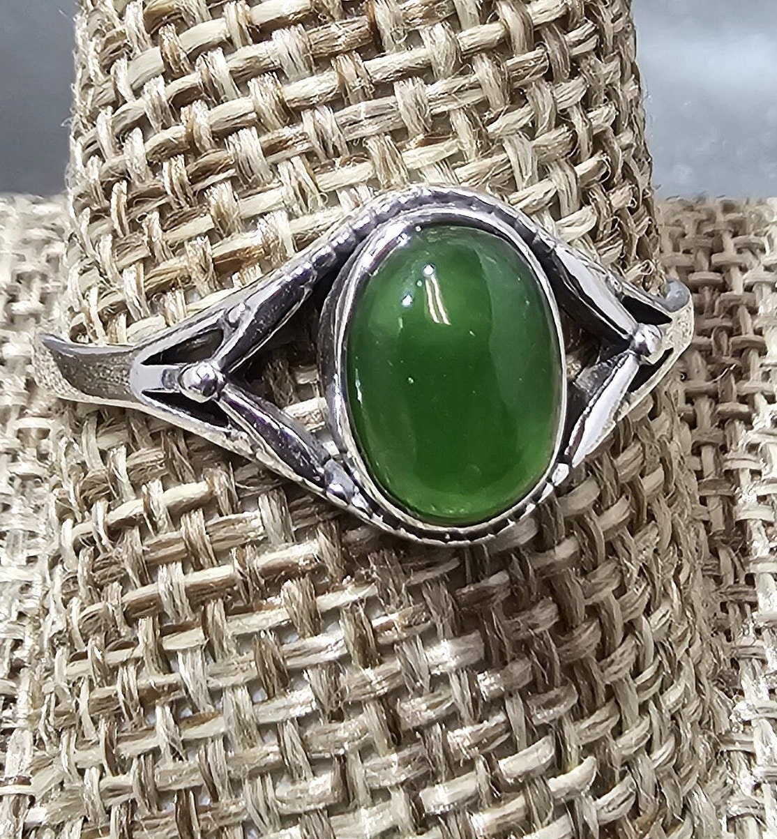 Large Jade Ring - Etsy