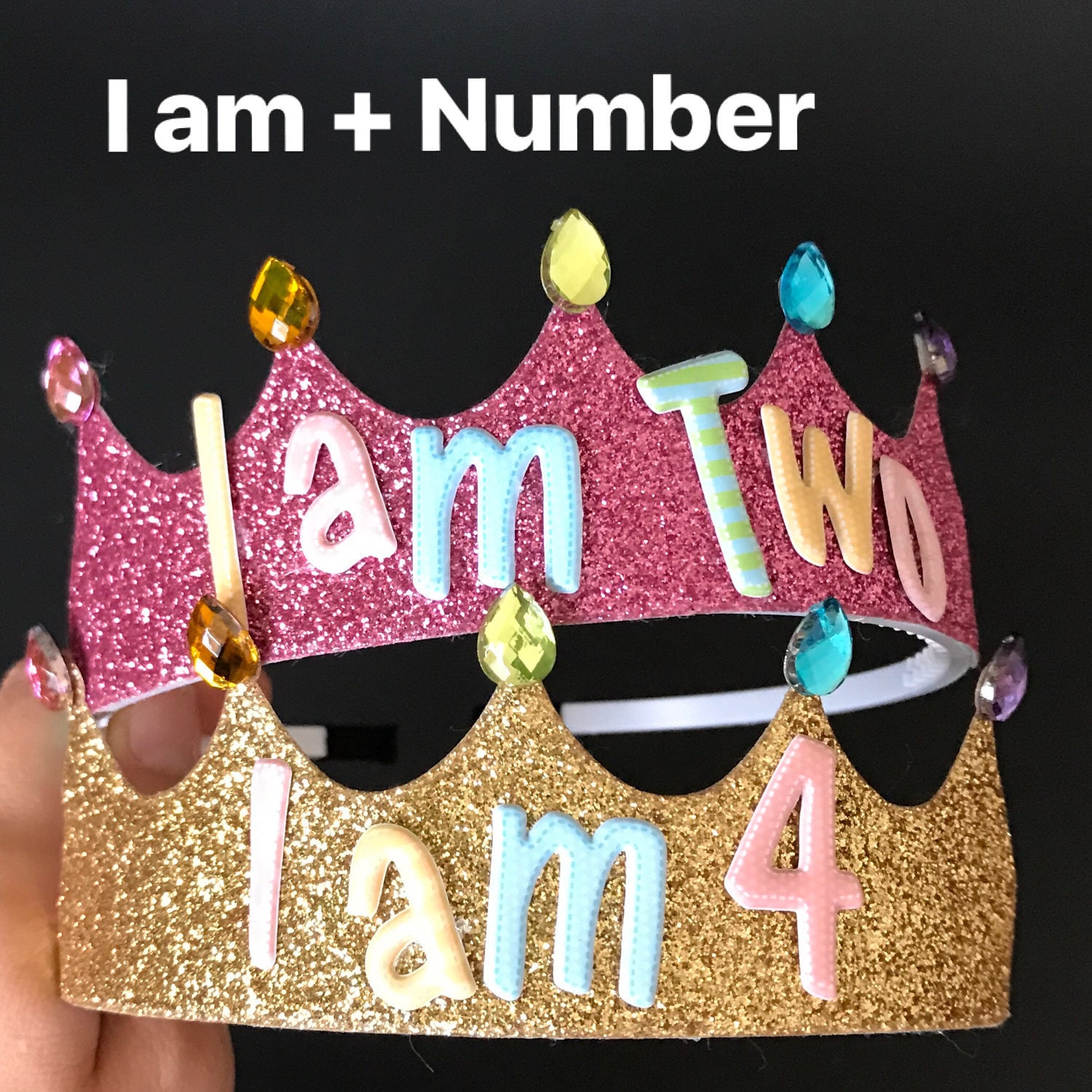 Personalisierte Krone Geburtstag Krone Slumber Party Krone Etsy