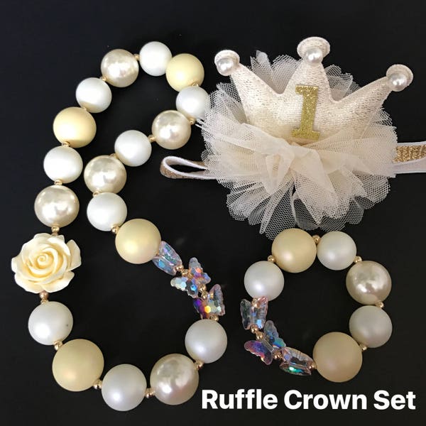 Belle AccessoryYellow Chunky NecklaceYellow Bubblegum image 3