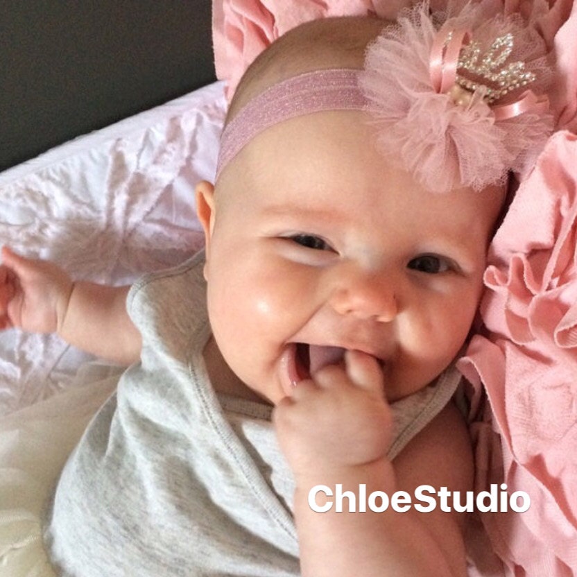 infant crown headband