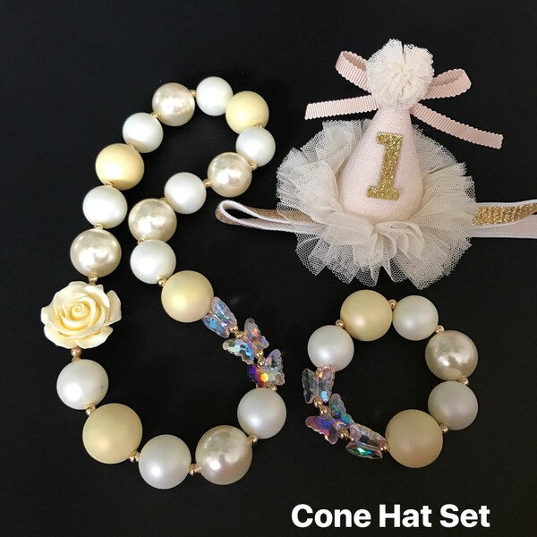 Belle AccessoryYellow Chunky NecklaceYellow Bubblegum image 2