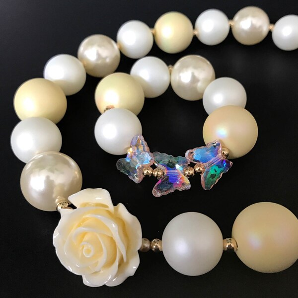 Belle AccessoryYellow Chunky NecklaceYellow Bubblegum image 1