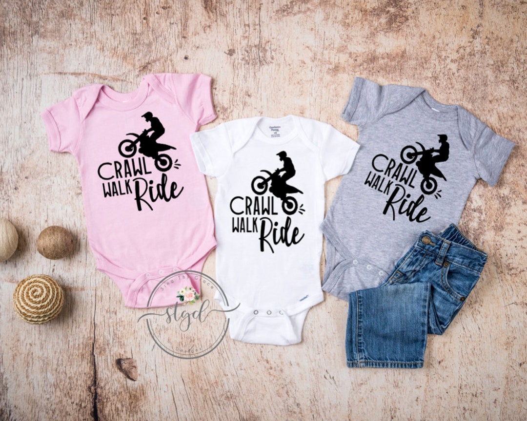 Braaap, Baby Dirt Bike, Motocross Boys, Boys Dirt Bike Onesie