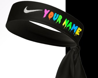 Glow in the Dark Custom Personalized Drippy Name Nike Dri