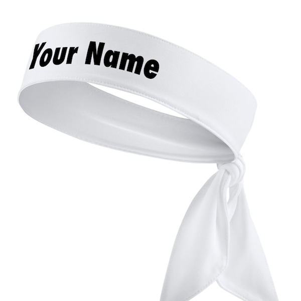 orange nike head tie