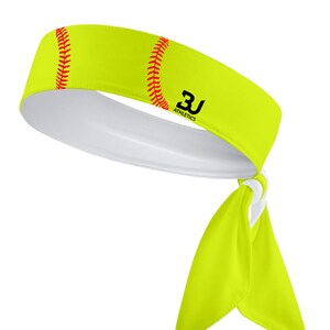 Custom Personalized Neon Highlighter B3UATHLETICS Tie Headband - Etsy