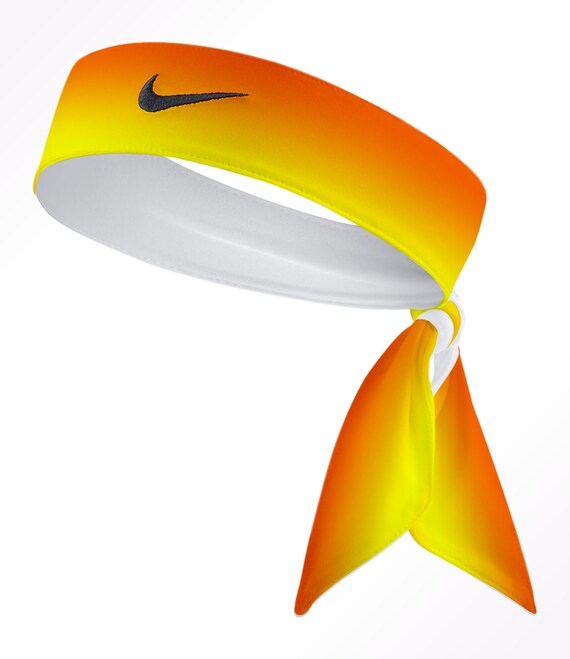 white nike tie headband
