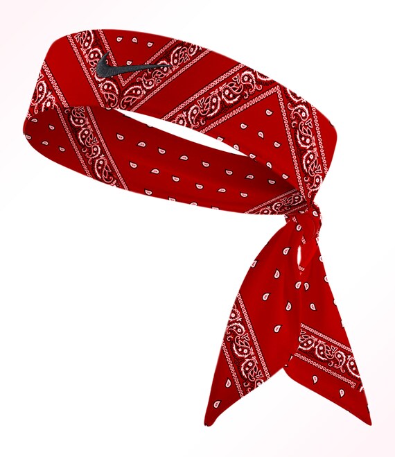 air force 1 red bandana tie