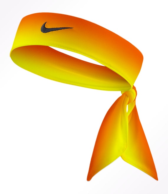 orange nike headband tie