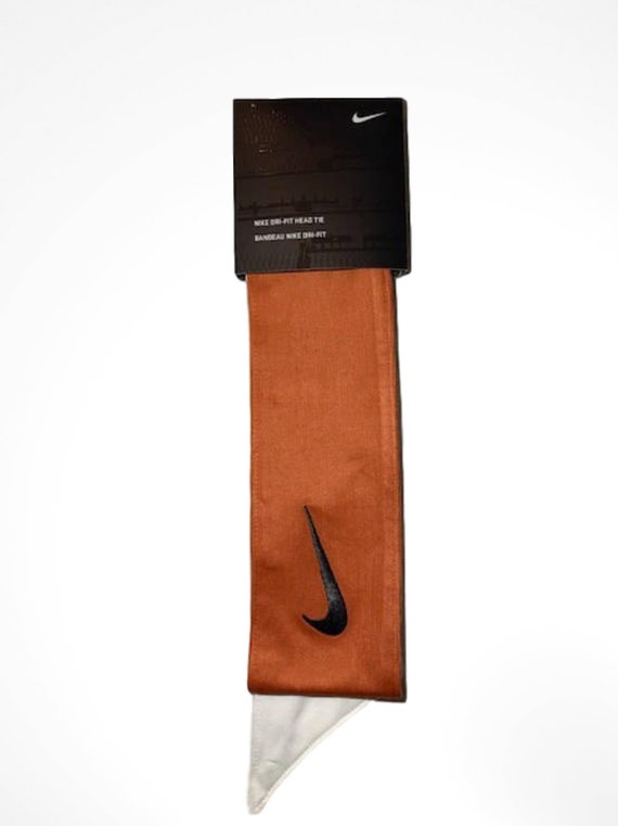 orange nike tie headband