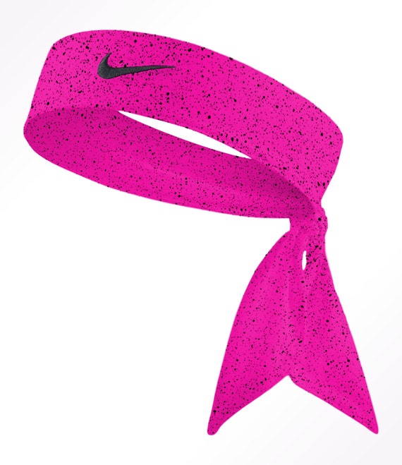 pink nike head tie