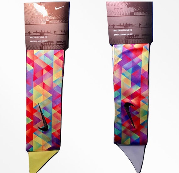 navy blue nike head tie