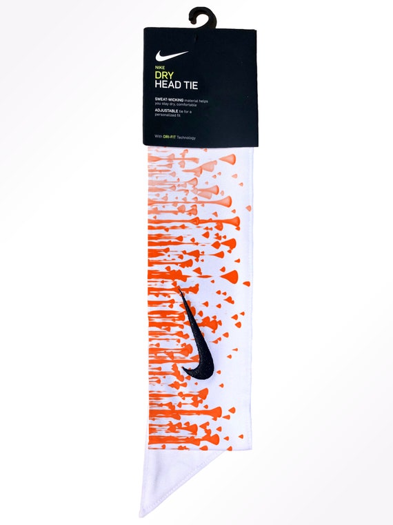 orange nike head tie