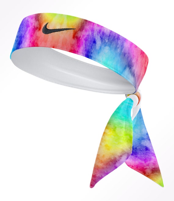 green nike tie headband