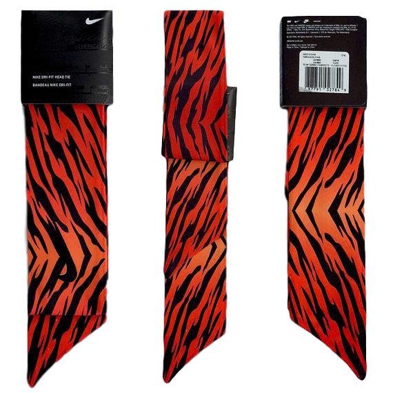 orange nike headband tie