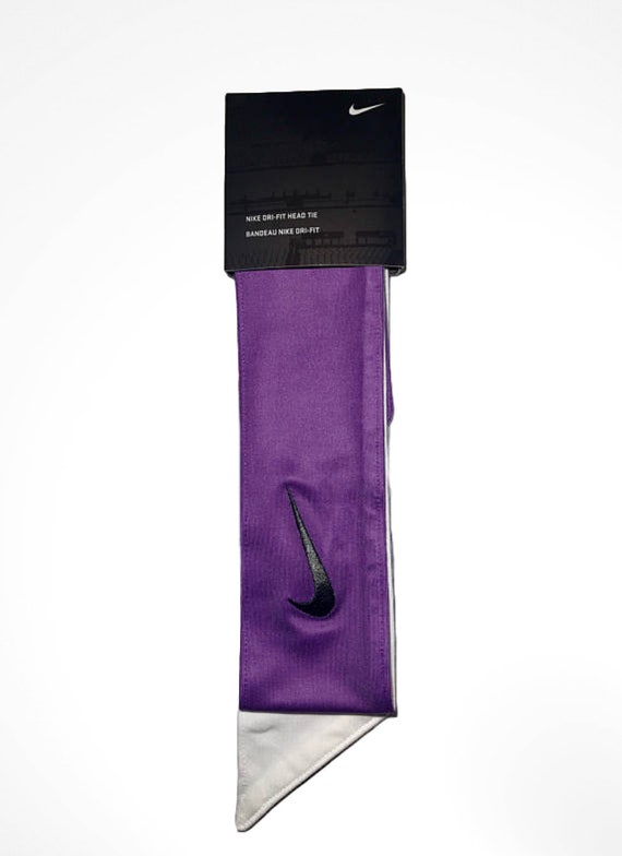 Purple Custom Nike Dri-Fit Head Tie 