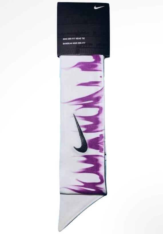 purple nike head tie