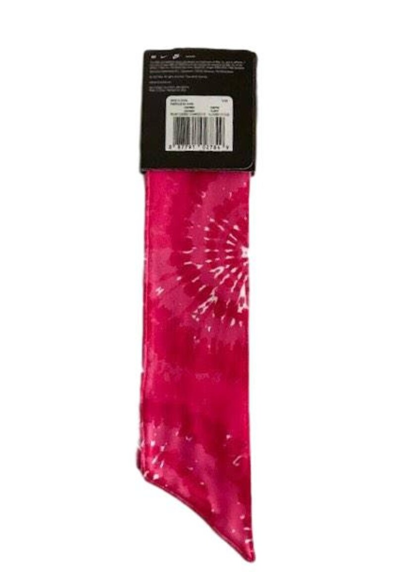 nike dri fit head tie pink