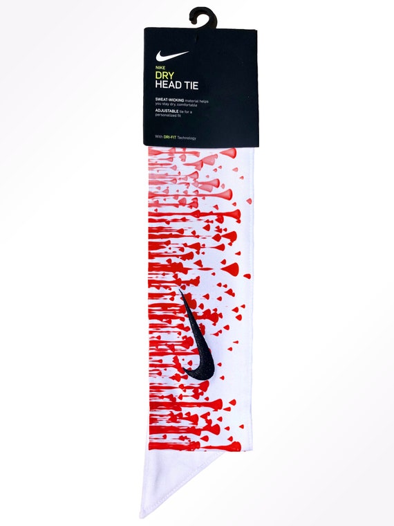 red nike head tie