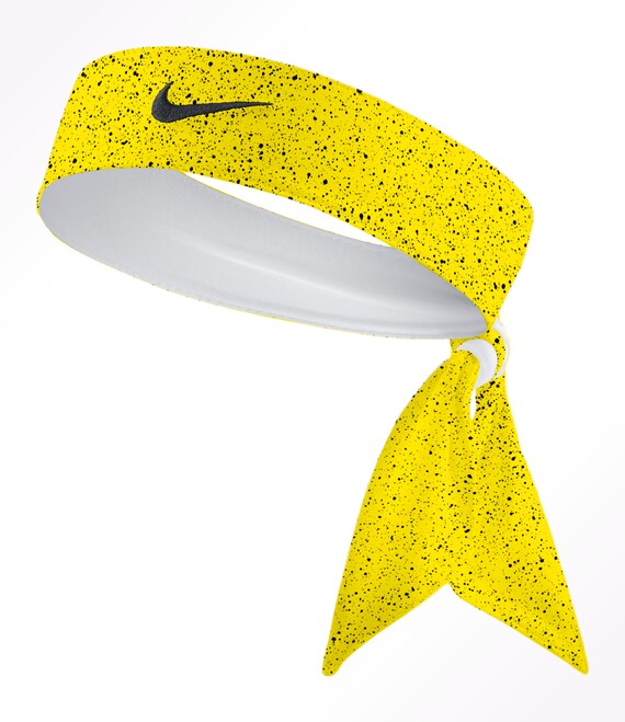 yellow nike head tie