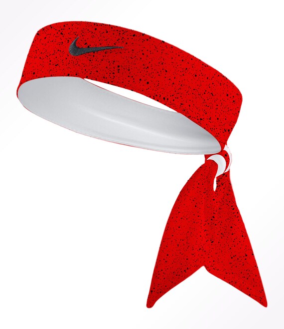 red nike tie headband