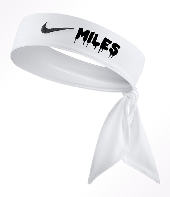 purple nike dri fit head tie