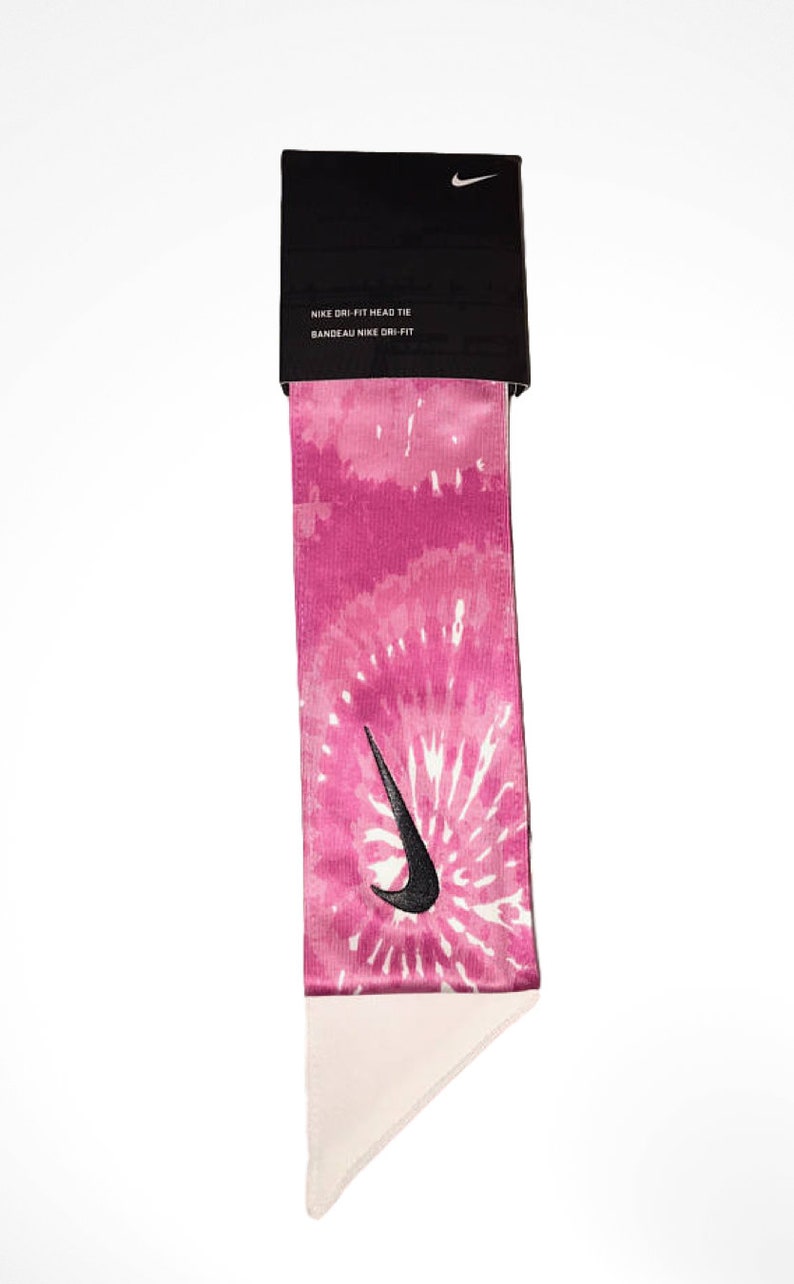 nike dri fit head tie pink