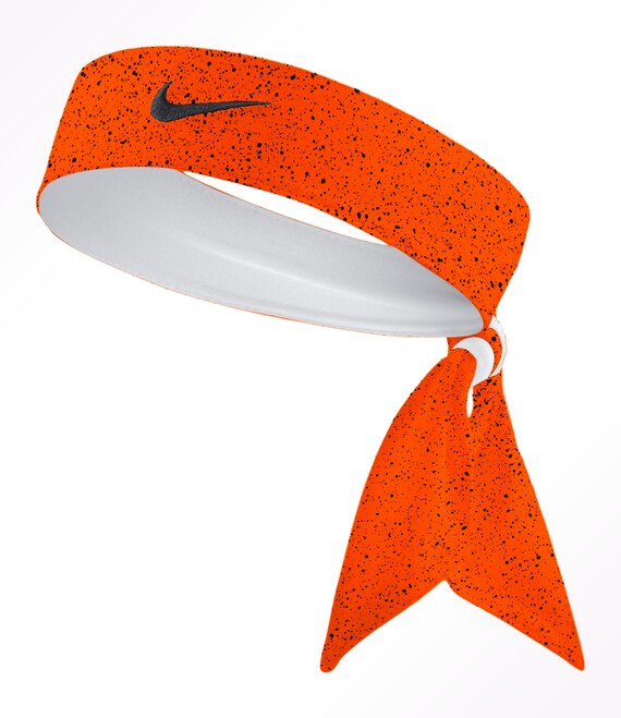 Custom Orange Speckle Nike Dri-Fit Head 