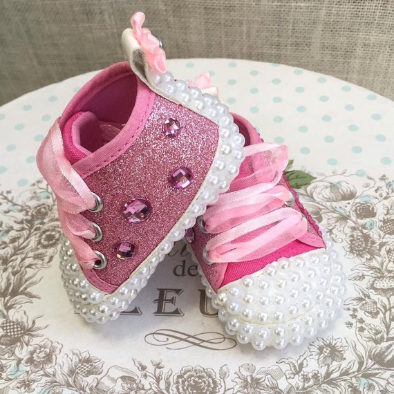 baby girl pink sneakers