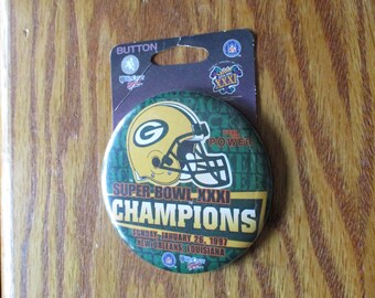 Vintage 1997 Green Bay Packers Super Bowl XXXI Champions WinCraft Sports pin - made in U.S.A. Vgood condition - FREE shipping U.S. only!!!