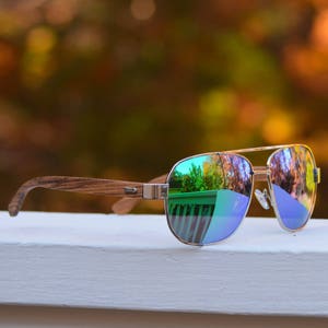 Groomsmen Sunglasses. Personalized Aviator Sunglasses. Wood Sunglasses. Bachelor Party Sunglasses. Engraved Unisex Sunglasses.Groomsmen Gift