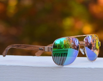 Groomsmen Sunglasses. Personalized Aviator Sunglasses. Wood Sunglasses. Bachelor Party Sunglasses. Engraved Unisex Sunglasses.Groomsmen Gift