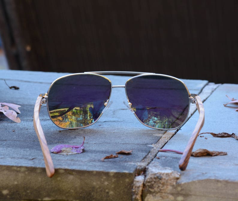 Groomsmen Sunglasses. Personalized Aviator Sunglasses. Wood Sunglasses. Bachelor Party Sunglasses. Engraved Unisex Sunglasses.Groomsmen Gift image 7