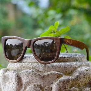 Wood Sunglasses. Personalized Sunglasses. Custom sunglasses. Mens and Womens Sunglasses. Eco-Friendly Bamboo Sunglasses. Groomsmen Gift.