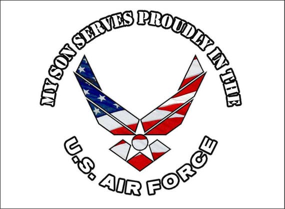 Get 2 Air Force Mom 6 inch WHITE vinyl decal military Car Auto Window Sticker military proud Get 2 Air Force Mom 6 inch WHITE vinyl decal military Car Auto Window Sticker military proud