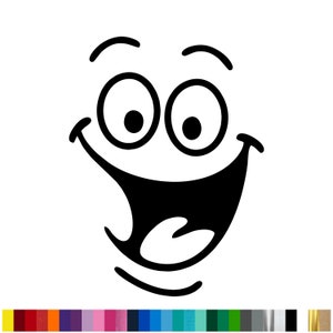Happy Toilet Seat Decal | Home, Bathroom or Any Smoth Surface Decor | Vinyl Sticker