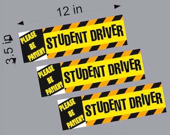 3pcs New Driver Magnet For Car,Student Driver Magnet, Please Be Patient - View #2