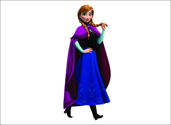 Frozen Anna Disney Princess Disney Movie Character Kids Etsy
