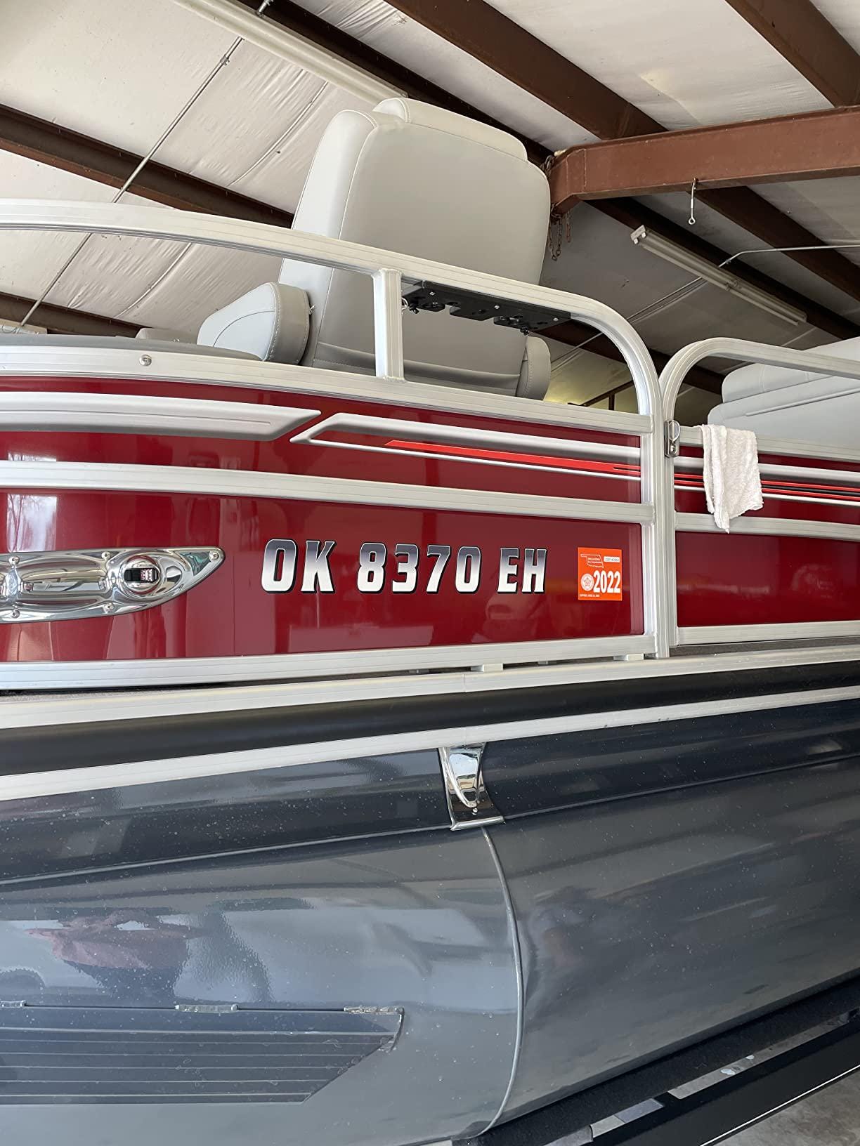 2 Pack Custom Boat Registration Numbers & Letters - Boat 2 Pack Custom Boat Registration Numbers & Letters - Boat