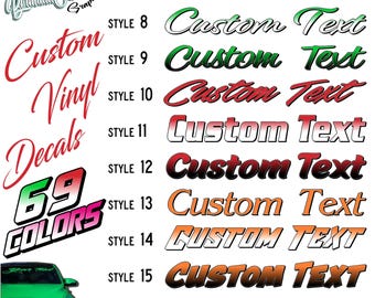Calcomanía personalizada para parabrisas, letras de vinilo premium para automóviles, autos, camionetas, parabrisas, ventanas, calcomanías, CTDP, gráficos.