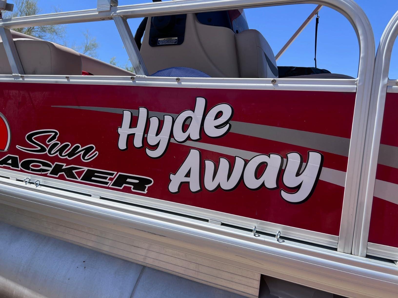 Custom Boat Name Decals for Boats, PWC, Kayaks and Watercraft 2CL #53 ...