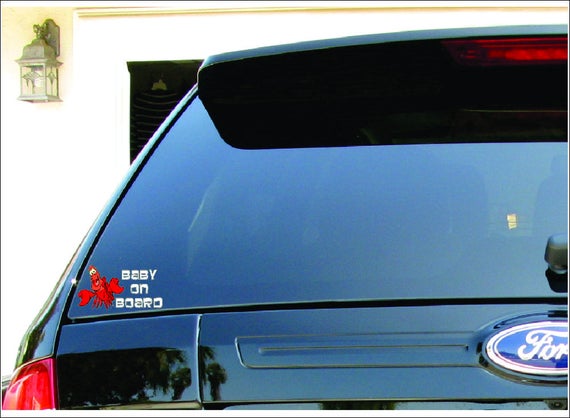 Guardians of The Galaxy Vinyl Vehicle Kids Graphic Decal Groot Baby on Board