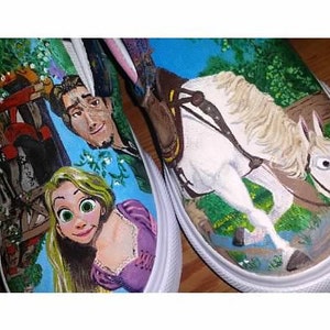 Kids customized hand painted Vans