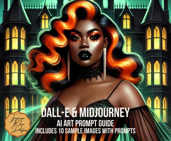 Halloween AI Art Prompt Guide: DALL-E & Midjourney (PDF Download)