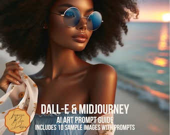 AI Art Prompts Guide: DALL-E, Midjourney Inspiration (PDF Download)