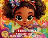 AI Art Prompt Guide: Whimsical Girls, DALL-E & Midjourney (PDF)
