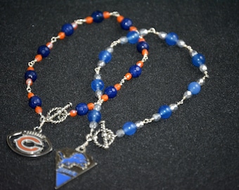 NFL / College armbanden, draad verpakt armbanden, armbanden van de voetbal