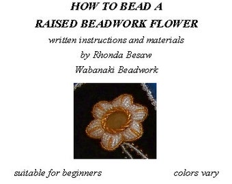 How to Make a Raised Beadwork Flower kit